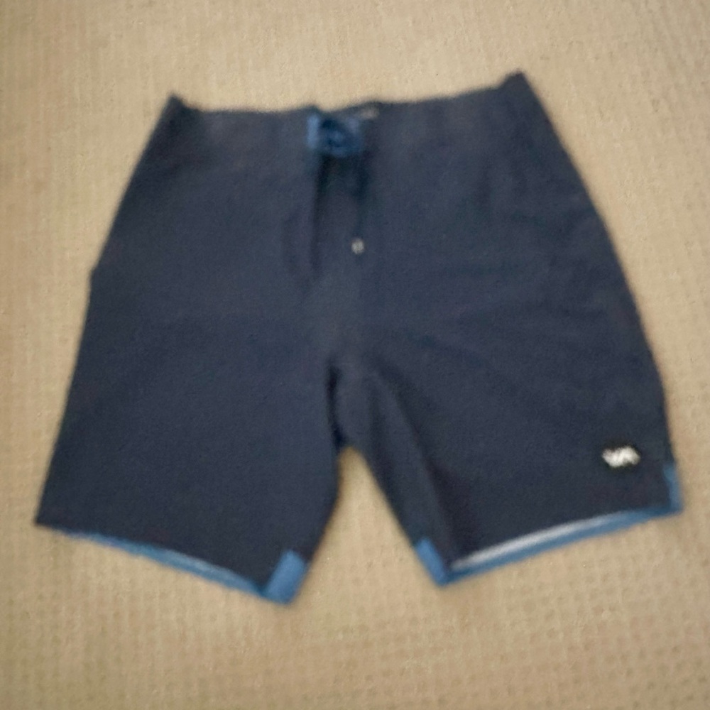 RVCA Dark Blue Board Shorts NWOT